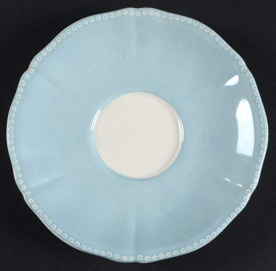 Ciel Saucer for Flat Cup by Faiencerie De Gien-1