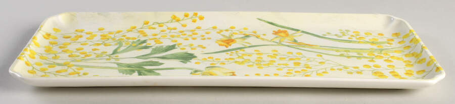 Mimosa 14" Rectangular Tray by Faiencerie De Gien-1