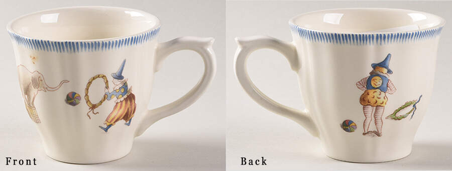 Le Cirque Flat Cup by Faiencerie De Gien | Replacements, Ltd.