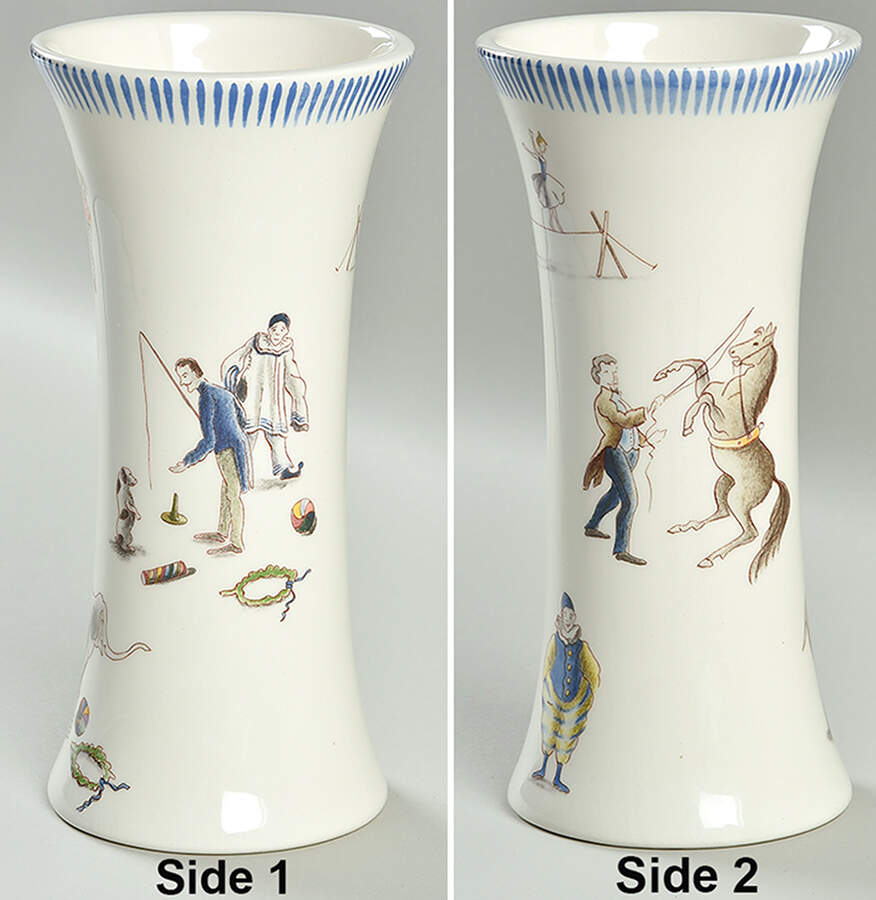 Le Cirque 7" Vase by Faiencerie De Gien-1