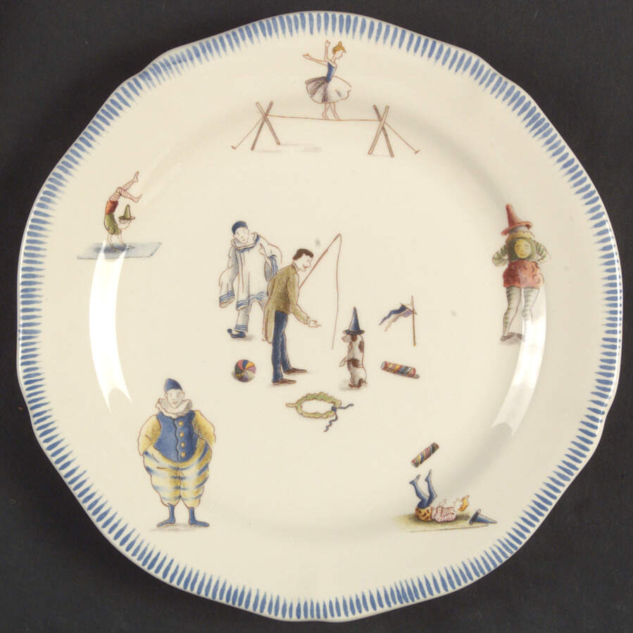 Le Cirque Bread & Butter Plate by Faiencerie De Gien-1