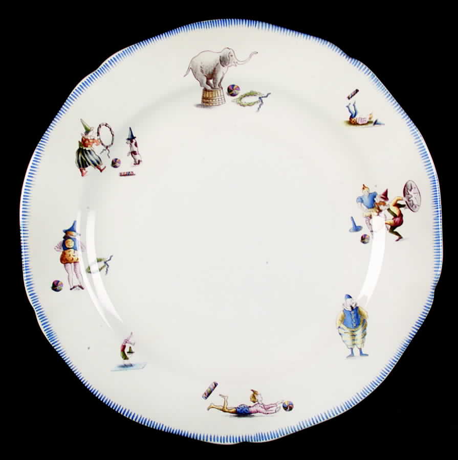 Le Cirque Dinner Plate by Faiencerie De Gien-1