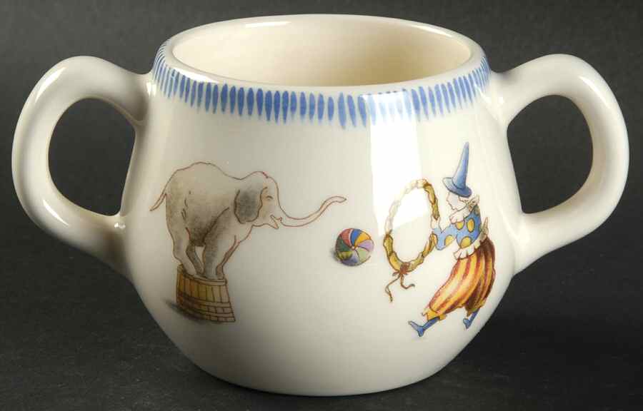 Le Cirque 2 Handled Mug by Faiencerie De Gien-1