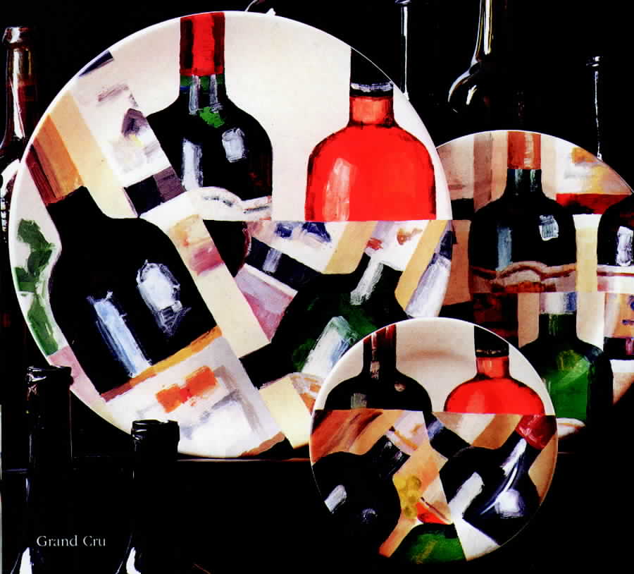 Grand Cru Dinner Plate by Faiencerie De Gien-1