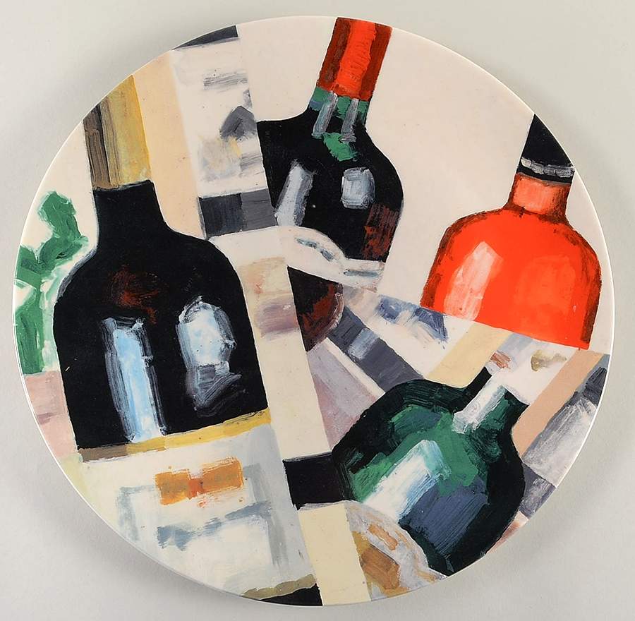 Grand Cru Cake Plate by Faiencerie De Gien-1