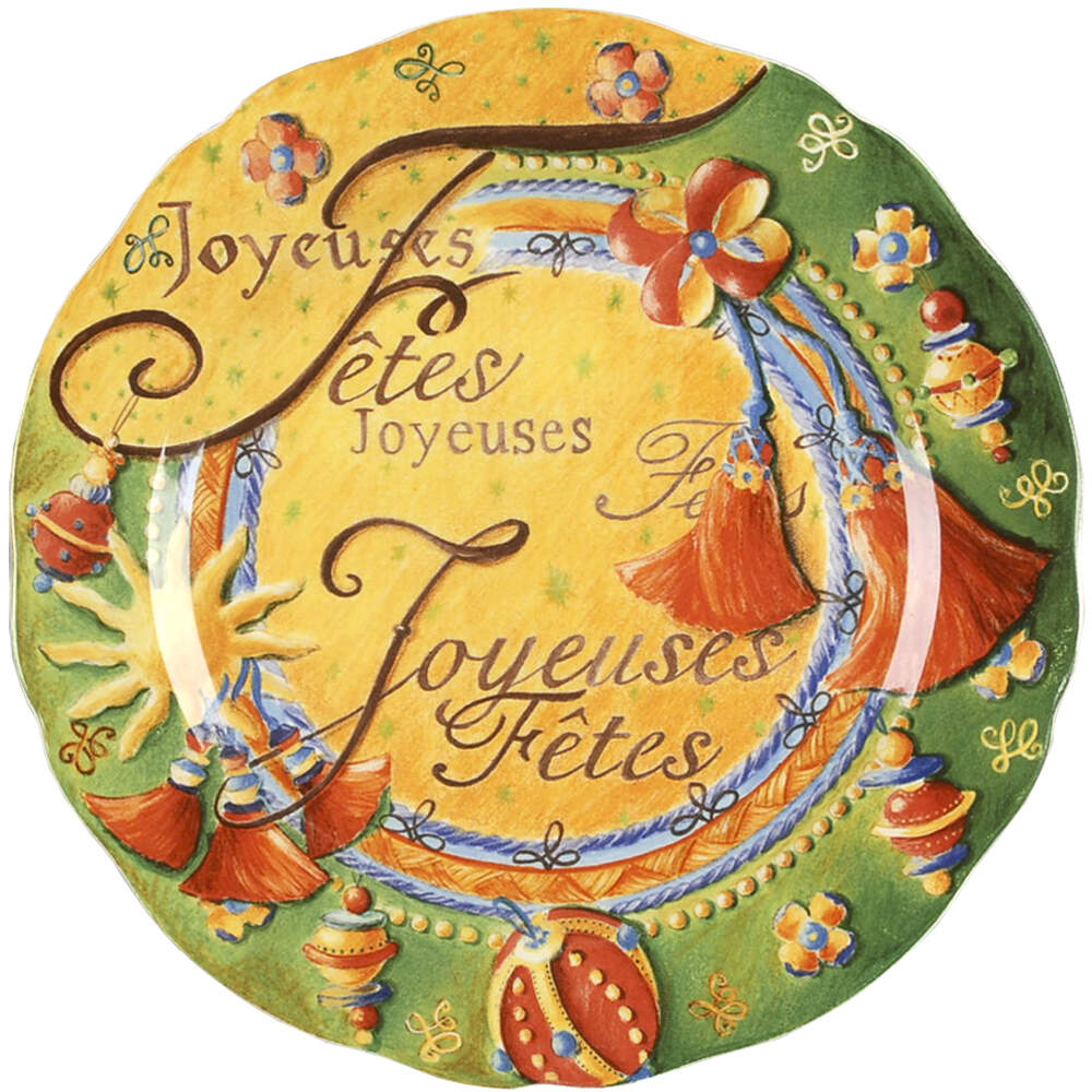 Collection de Noel 1997 Collector Plate by Faiencerie De Gien-1