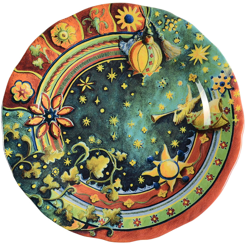 Collection de Noel 1995 Collector Plate by Faiencerie De Gien-1