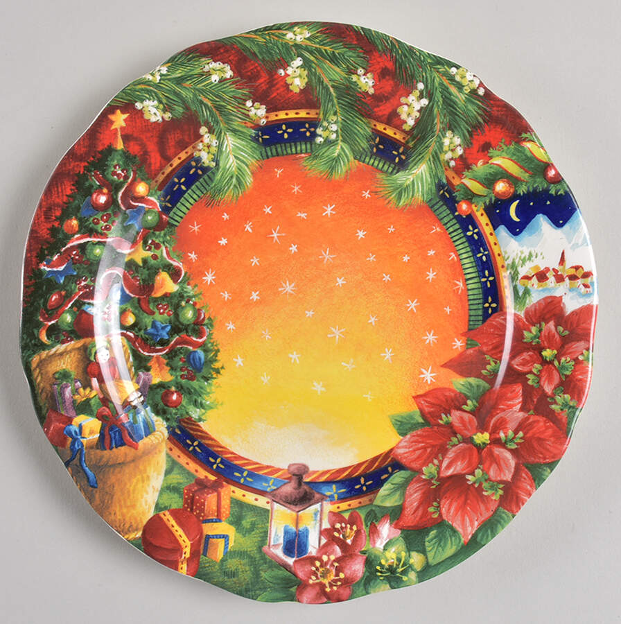 Collection de Noel 2005 Collector Plate by Faiencerie De Gien-1