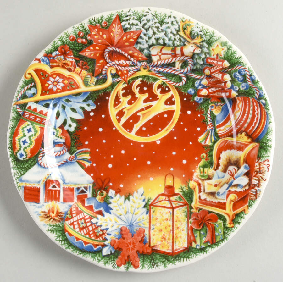 Collection de Noel 2025 Collector Plate by Faiencerie De Gien-1