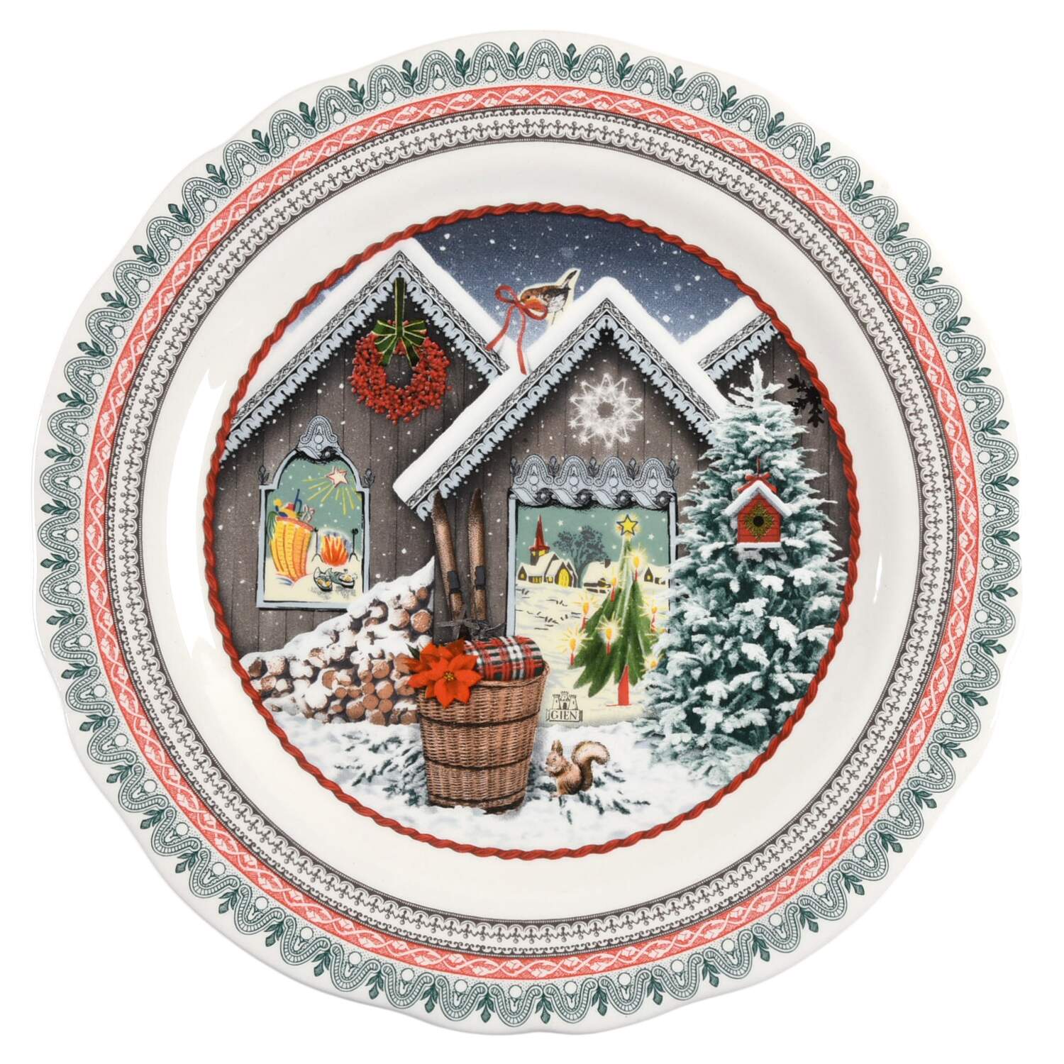 Collection de Noel 2026 Collector Plate by Faiencerie De Gien-1