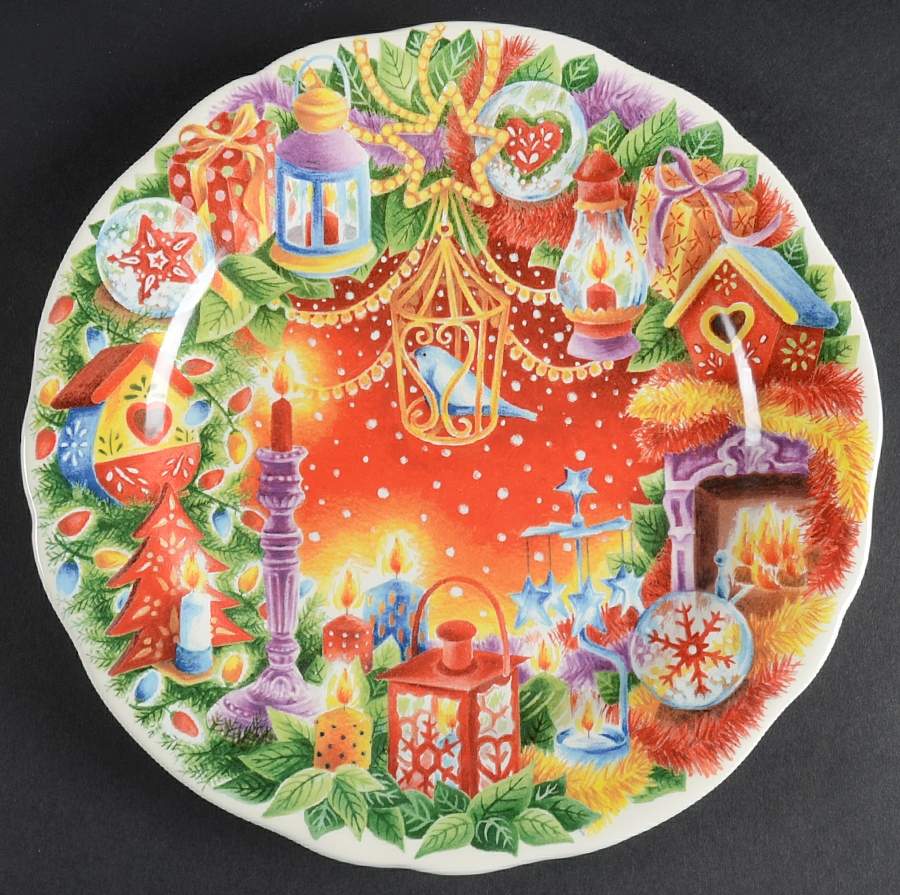Collection de Noel 2012 Collector Plate by Faiencerie De Gien-1