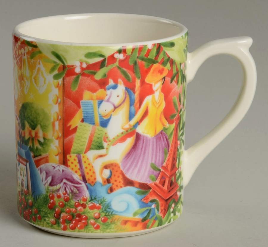 Collection de Noel Collector Mug by Faiencerie De Gien-1