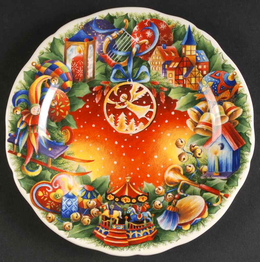 Collection de Noel 2009 Collector Plate by Faiencerie De Gien-1