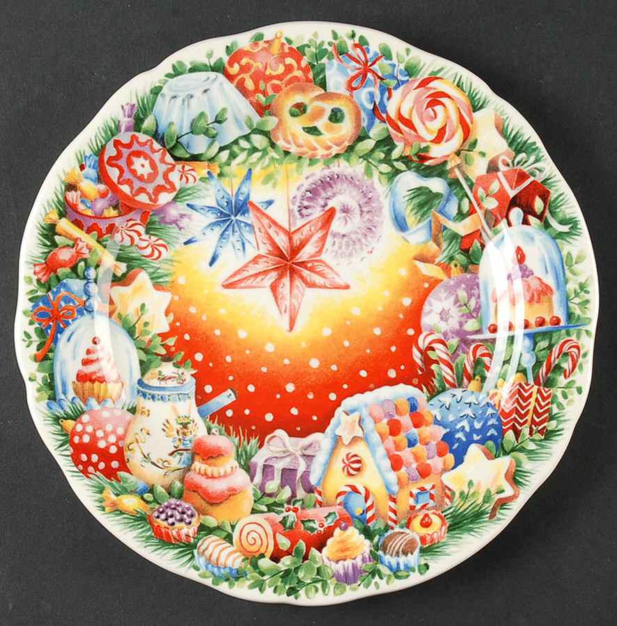 Collection de Noel 2010 Collector Plate by Faiencerie De Gien-1