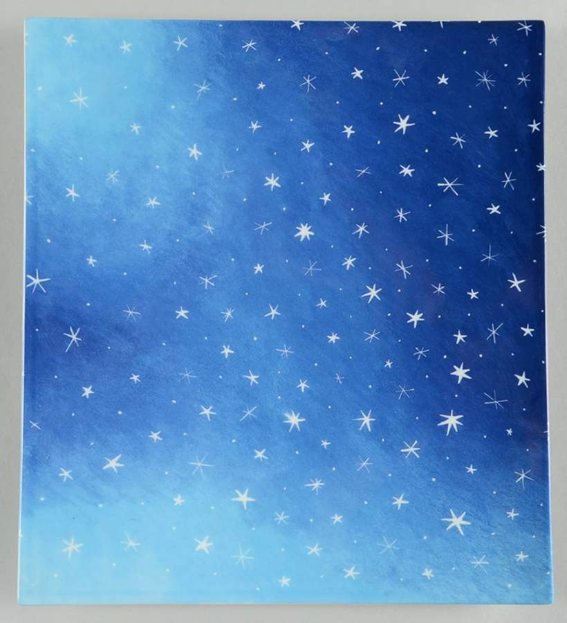 Collection de Noel 10" Square Serving Platter by Faiencerie De Gien-1
