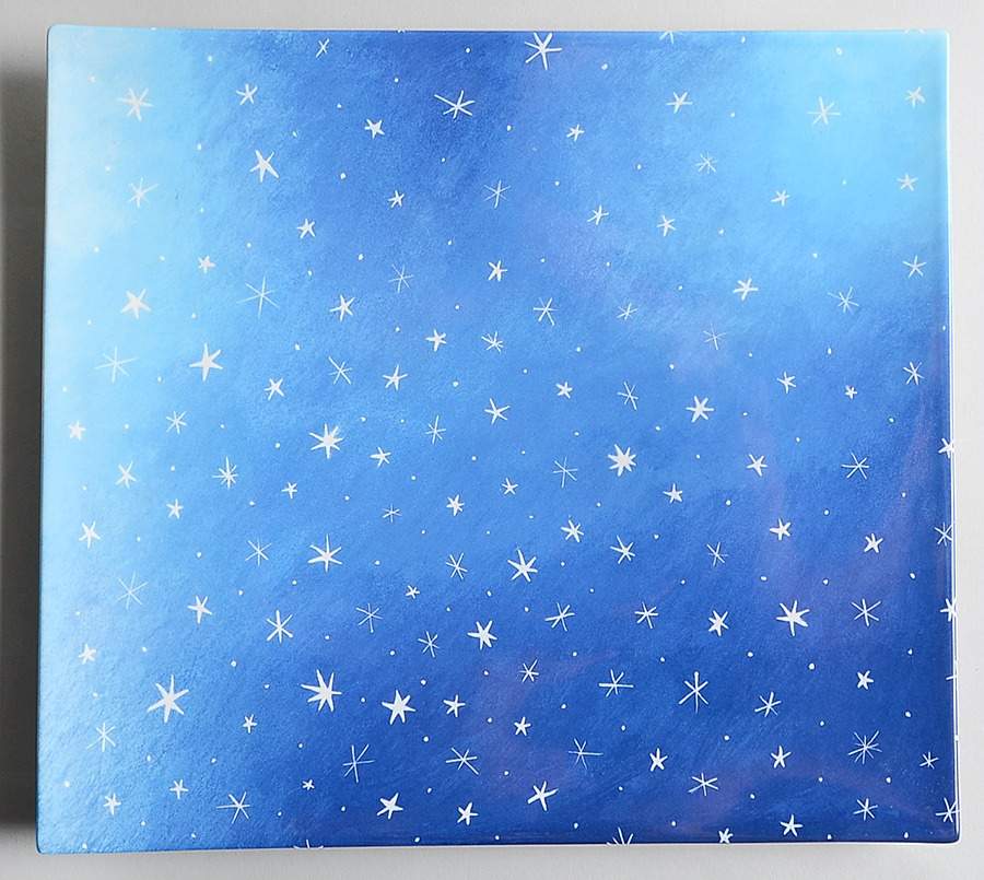 Collection de Noel 11" Square Serving Platter by Faiencerie De Gien-1