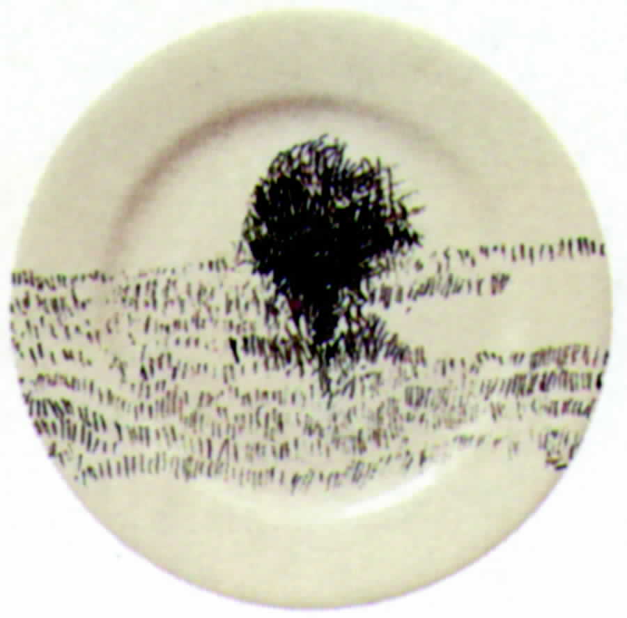 L'Arbre Dinner Plate by Faiencerie De Gien-1