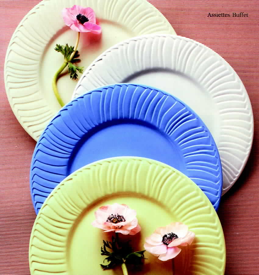 Buffet Service Plate (Charger) by Faiencerie De Gien-1