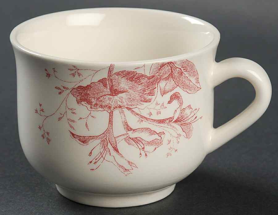 Chevrefeuille Flat Cup by Faiencerie De Gien-1