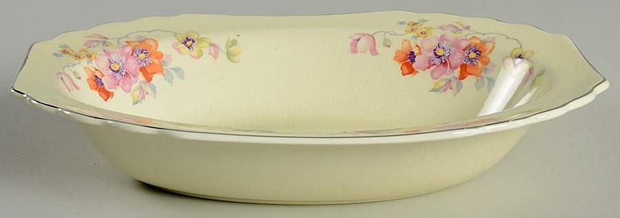 Lady Barr 10" Oval Vegetable Bowl by WS George-1