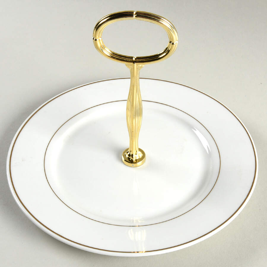 Classic Gold 6" - 7" Tidbit (from Salad Plate) HC by Gibson Designs-1