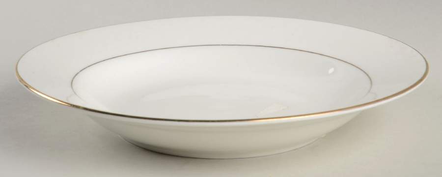 Classic Gold Rim Soup Bowl by Gibson Designs-1