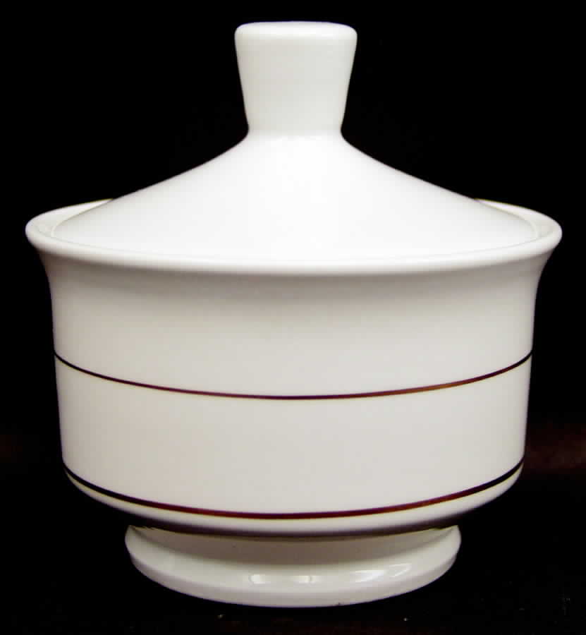 Classic Gold Sugar Bowl & Lid by Gibson Designs-1
