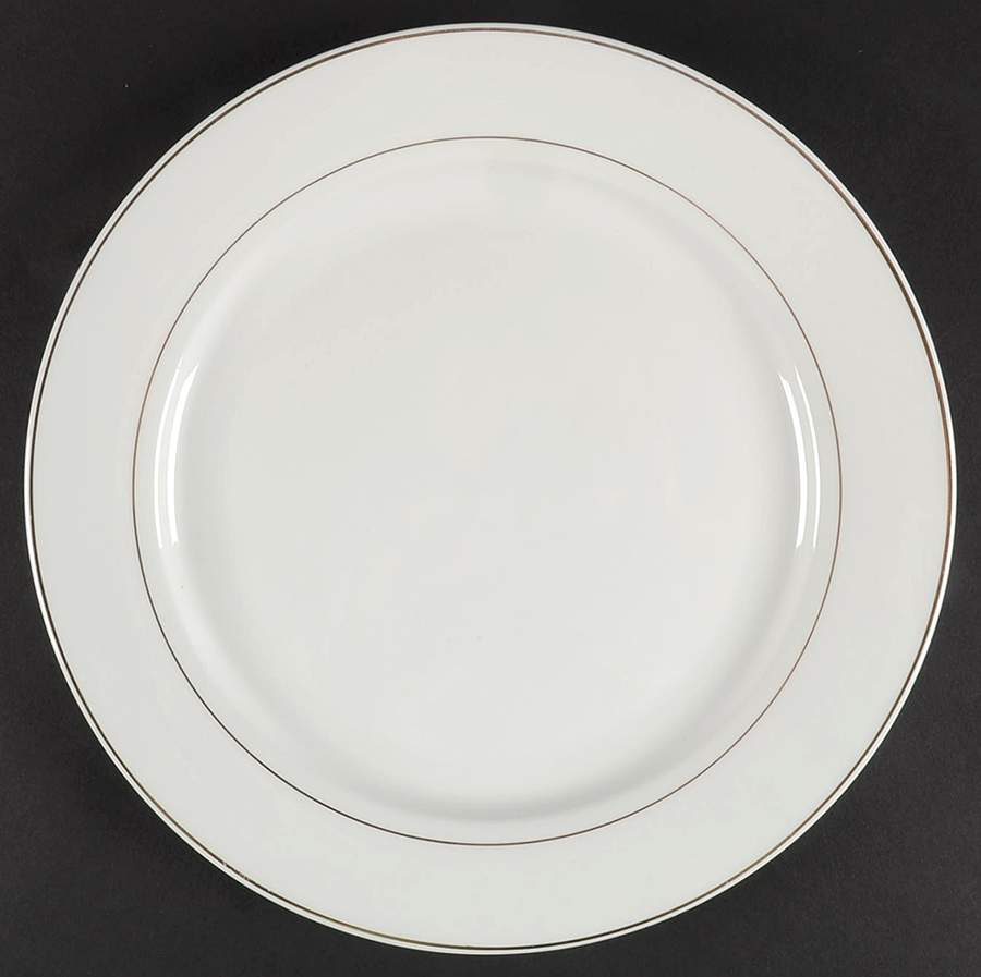 Classic Gold 12" Chop Plate (Round Platter) by Gibson Designs-1