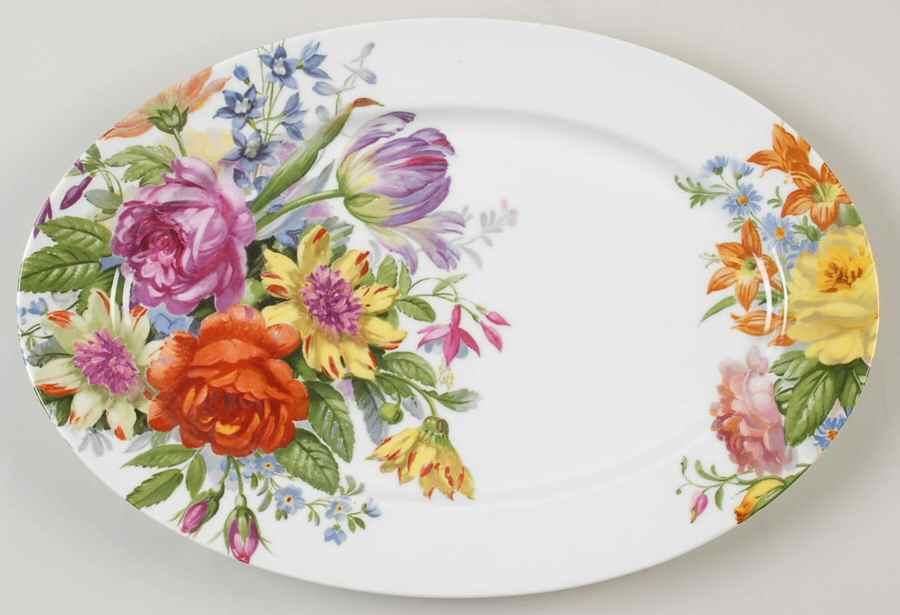 Alice 14" Oval Serving Platter by Bill Goldsmith-1