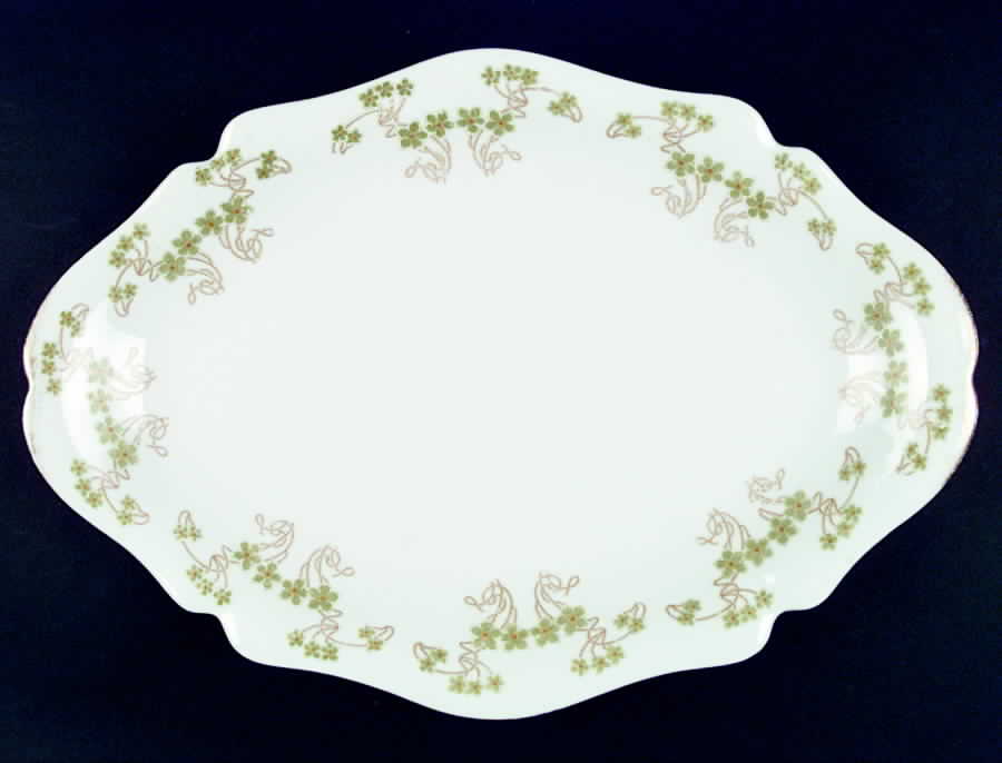 GUE204 14" Oval Serving Platter by WM Guerin-1