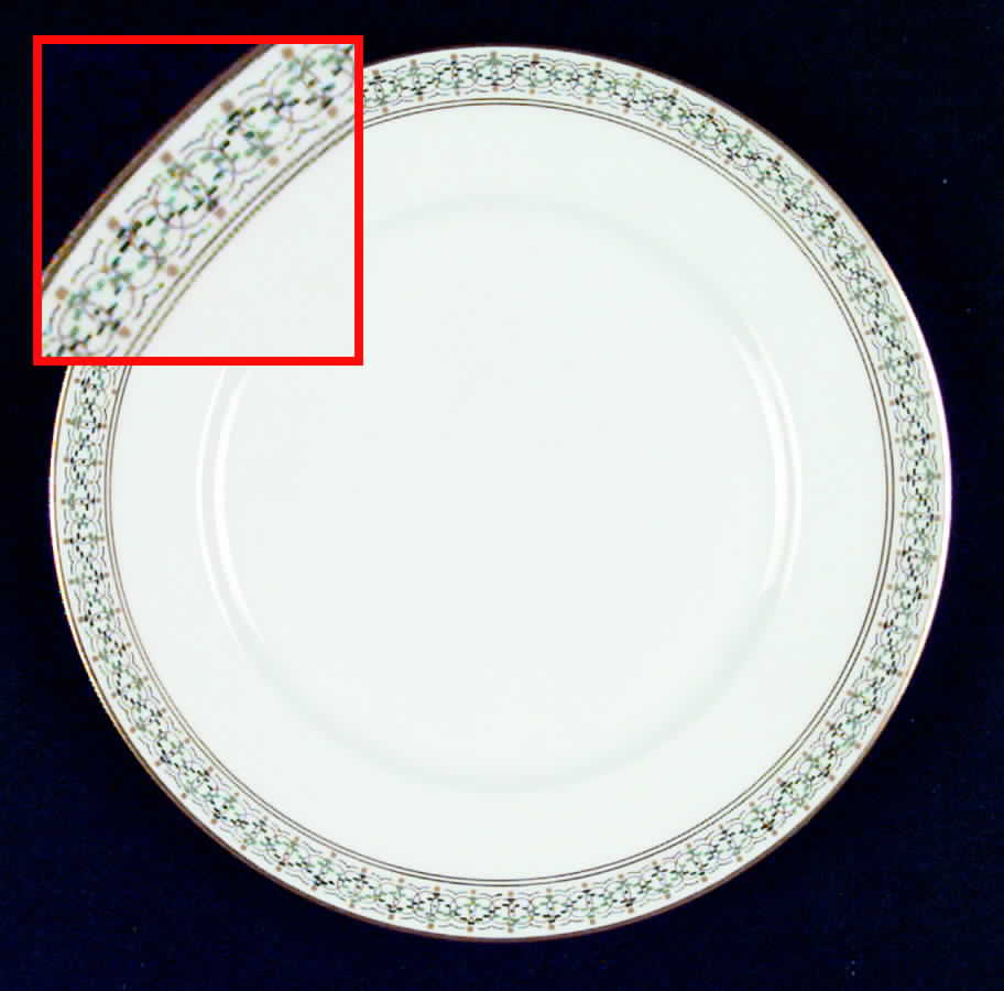 Byzantian Salad Plate by Ginori 1735-1
