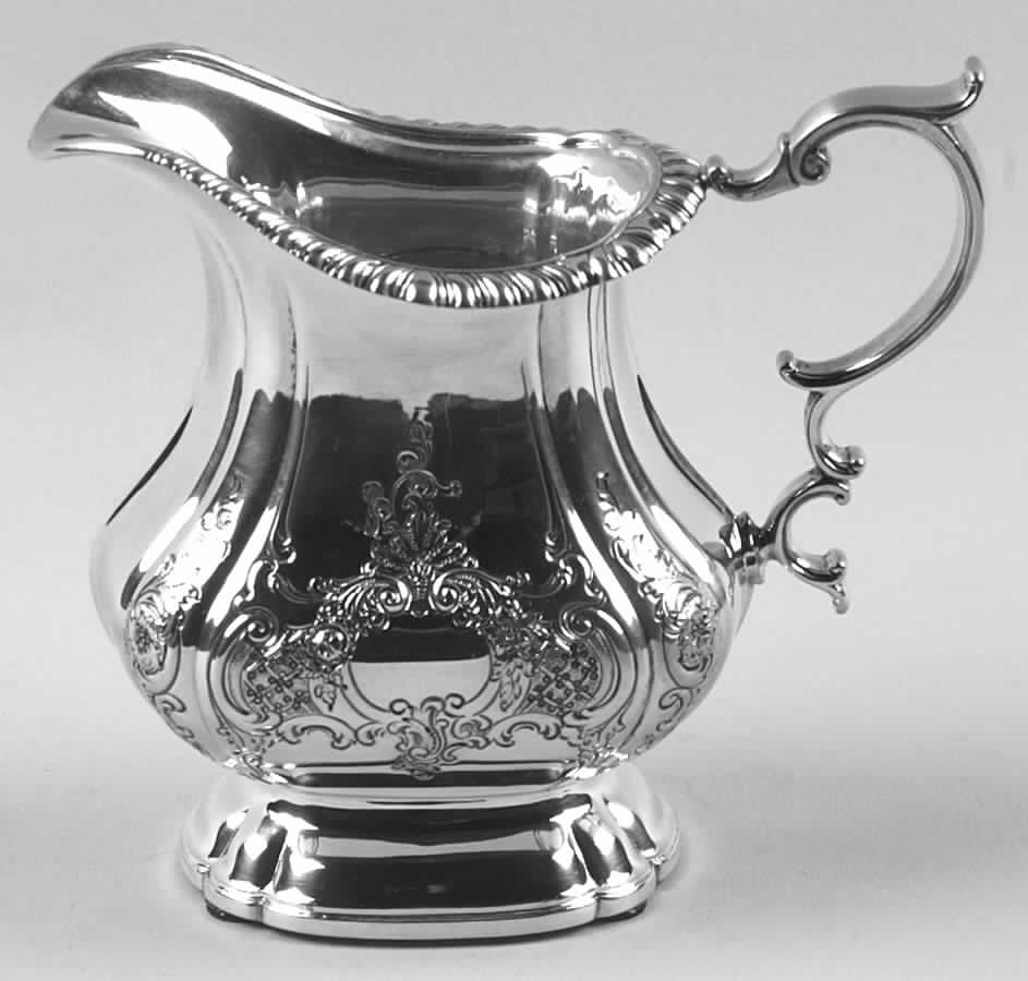 Gadroon (Sterling, Hand Chased, Hollowware) Creamer by Gorham Silver-1