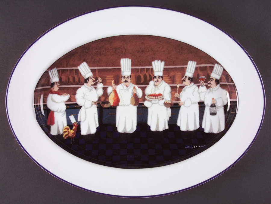 Chef Series 16" Oval Serving Platter by Guy Buffet-1