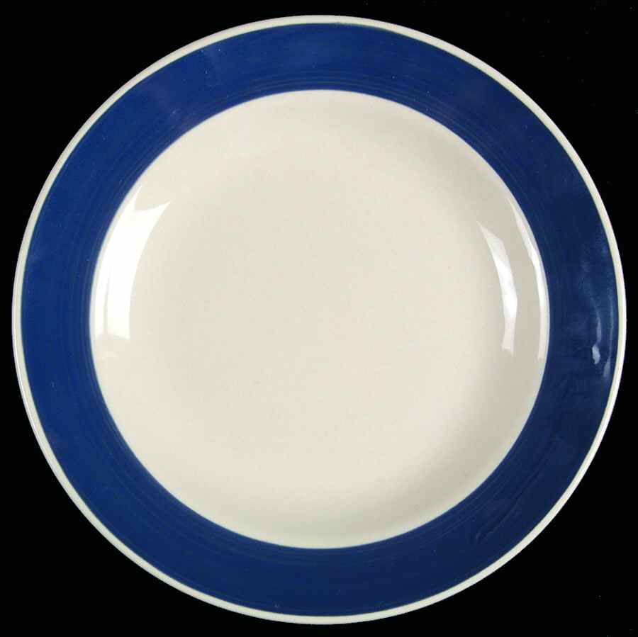 Wide Band Cobalt Bread & Butter Plate by Gibson Designs-1