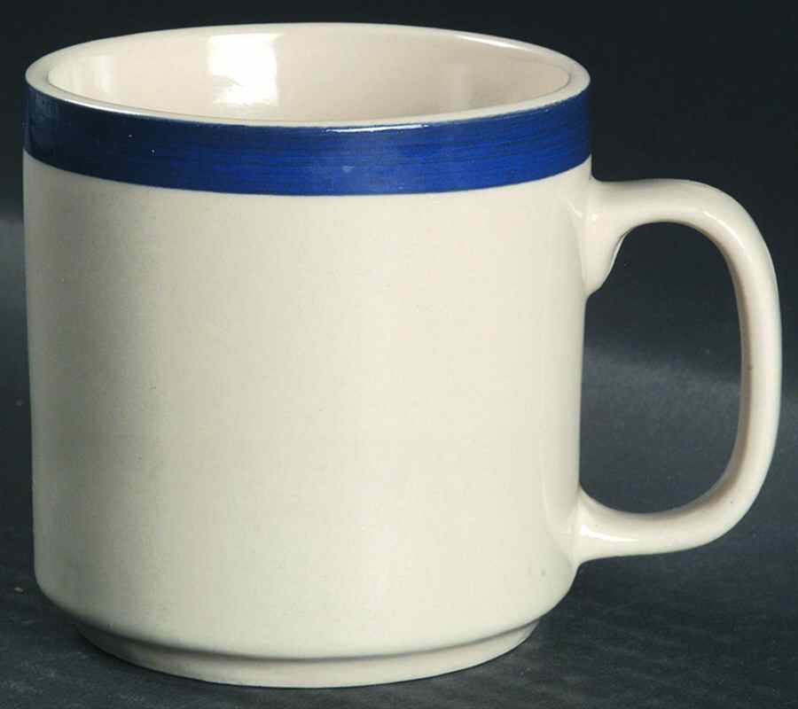 Wide Band Cobalt Mug by Gibson Designs-1