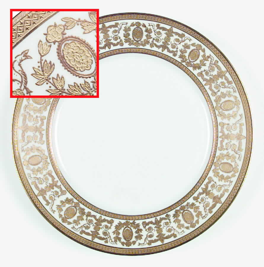 GUE206 Dinner Plate by WM Guerin-1