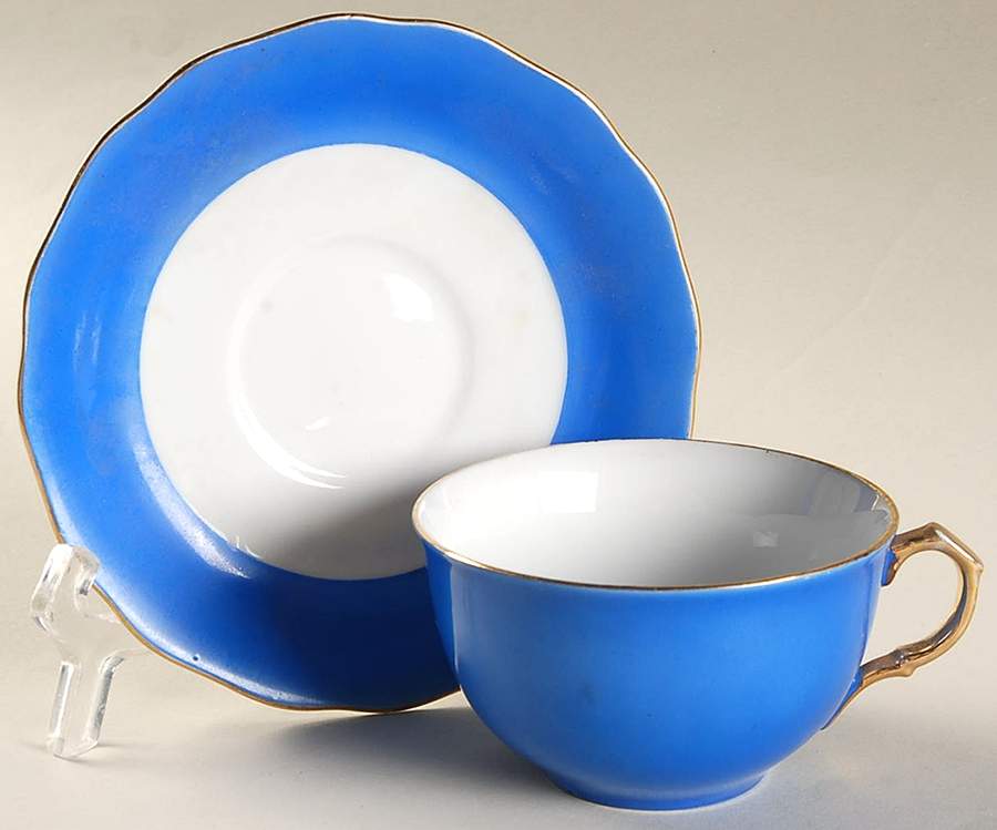 GCA10 Flat Cup & Saucer Set by Gold Castle-1