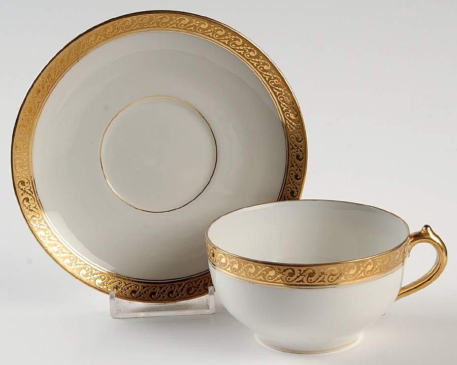 GDA101 Flat Cup & Saucer Set by Gerard, Dufraisseix & Abbot-1