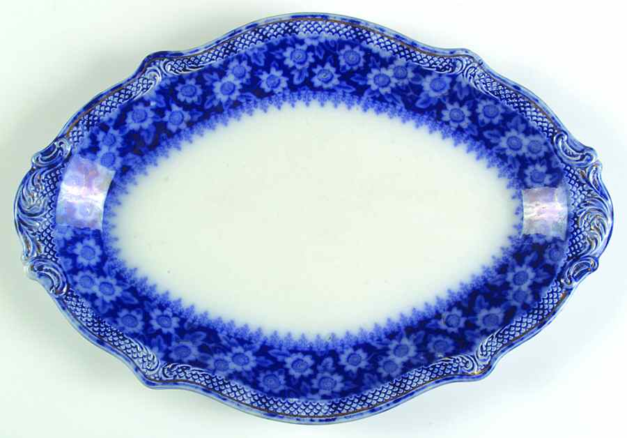 Grace Gold 15" Oval Serving Platter by Grindley-1