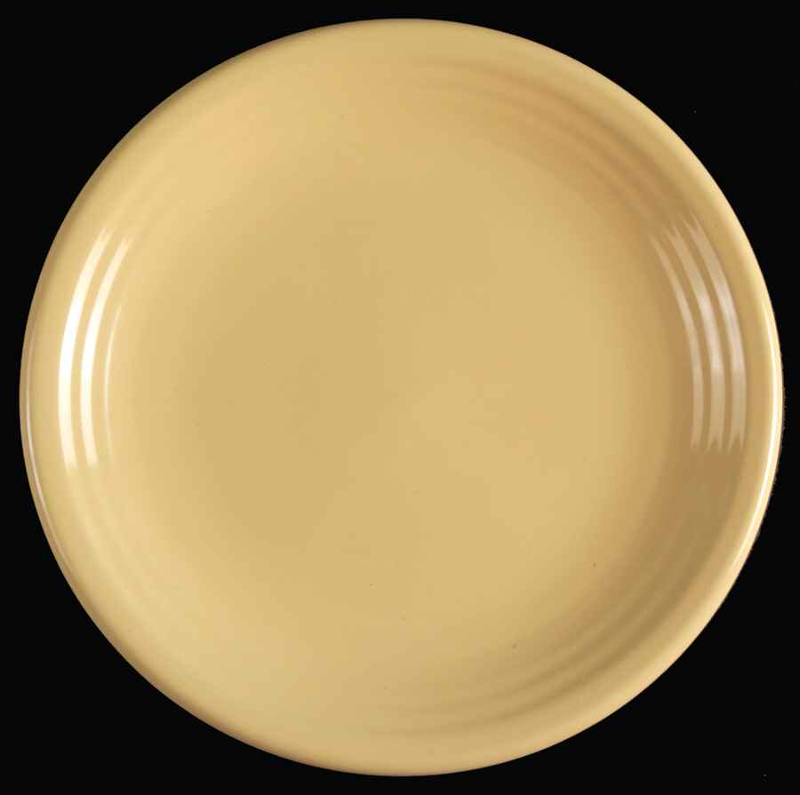 Main St Light Yellow Salad Plate by Gibson Designs-1