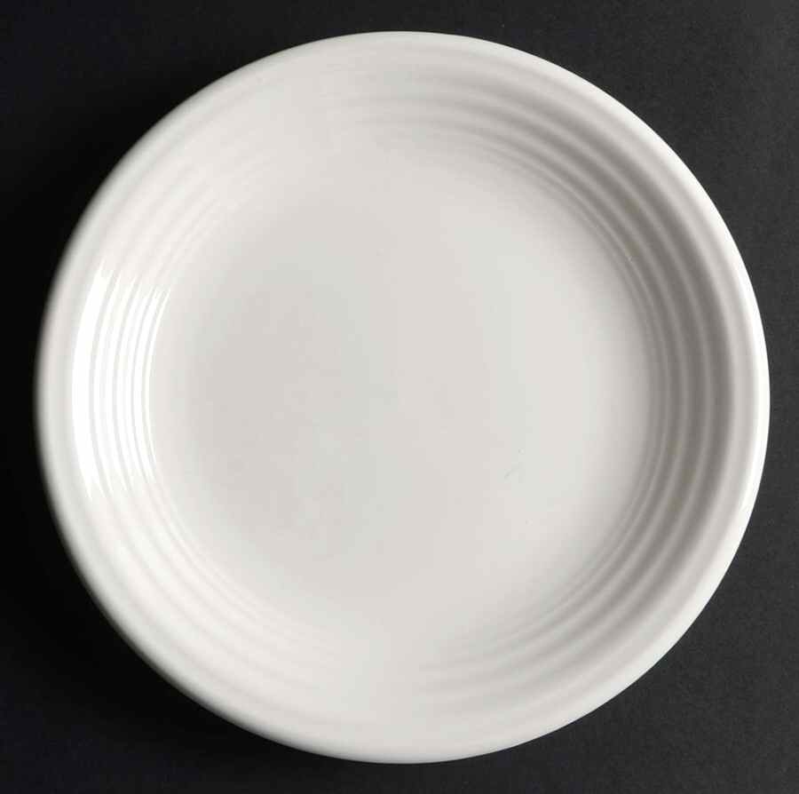Main St White Dessert/Pie Plate by Gibson Designs-1