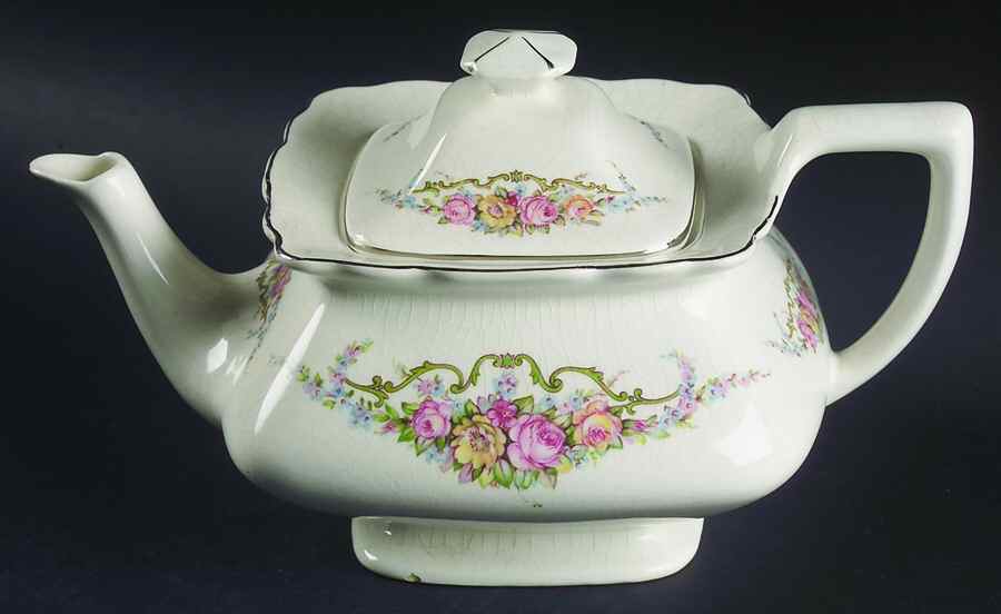 GEO174 Teapot & Lid by WS George-1