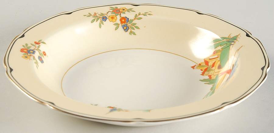 The Lucerne Rim Soup Bowl by Grindley-1