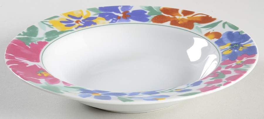 Sentiment Rim Soup Bowl by Gibson Designs-1