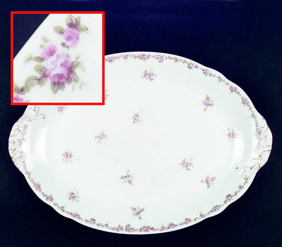 GUE208 14" Oval Serving Platter by WM Guerin-1