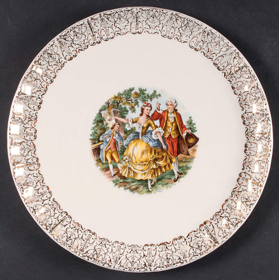 GEO176 Dinner Plate by WS George-1