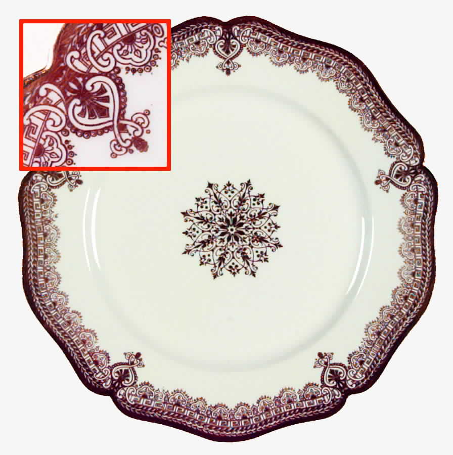 GUE209 Dinner Plate by WM Guerin-1