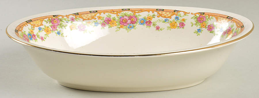 GRG4 9" Oval Vegetable Bowl by Georgian China-1