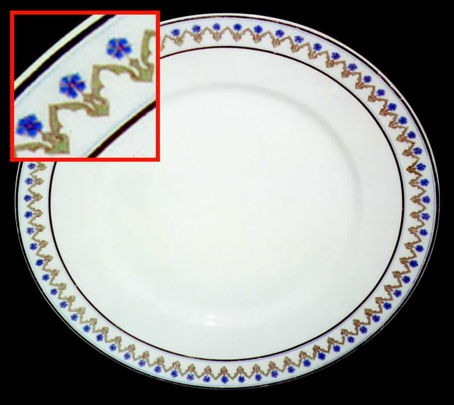 GUE212 Dinner Plate by WM Guerin-1