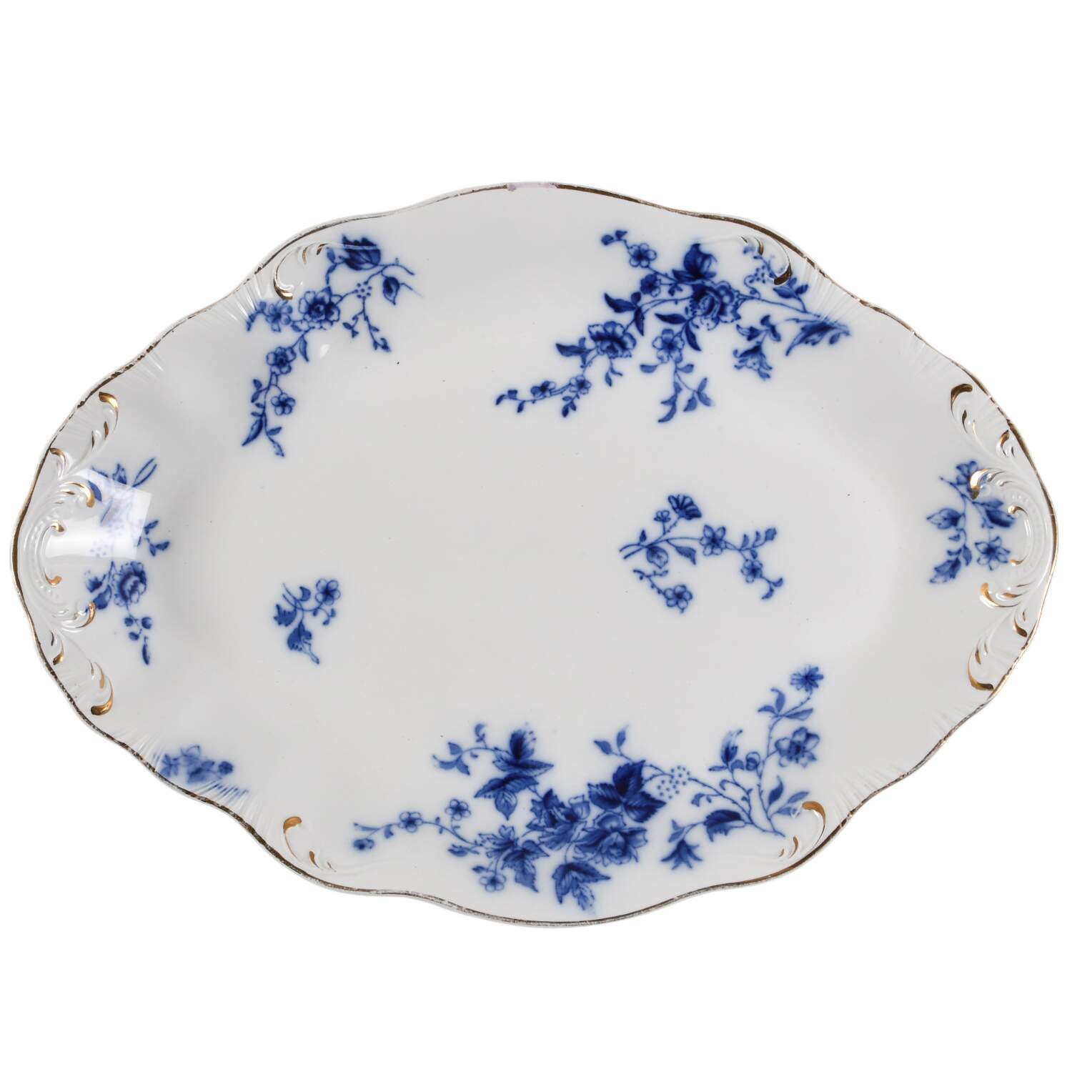 Rose 15" Oval Serving Platter by Grindley-1